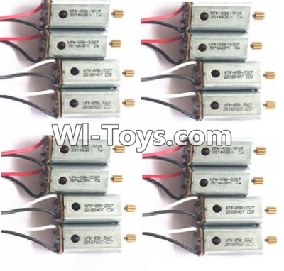 MJX X102H X102 Spare Parts-21 rotating Motor with red and Blue wire(8pcs) & Reversing-rotating Motor with Black and white wire(8pcs),MJX X102H RC Quadcopter Drone Spare Parts Replacement Accessories
