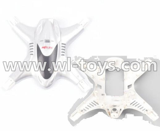 MJX X300 X300C RC Quadcopter parts-06 Upper and bottom shell cover,Upper and bottom canopy-White