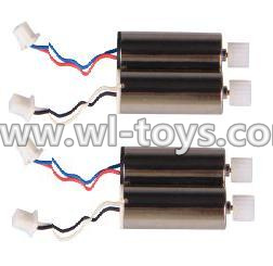 MJX X300 X300C RC Quadcopter parts-11 rotating Motor with red and Blue wire(2pcs) & Reversing-rotating Motor with Black and white wire(2pcs)