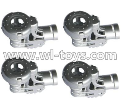 MJX X300 X300C RC Quadcopter parts-21 Motor seat Cover & upper cover & Motor cover,Upper cover for the motor(4pcs)-Gray
