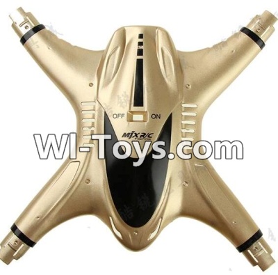 MJX X402 X402H Spare Parts-04 Upper shell cover-Golden,MJX X402H X402 RC Quadcopter Drone Spare Parts Replacement Accessories