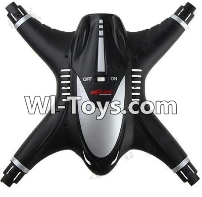 MJX X402 X402H Spare Parts-06 Upper shell cover-Black,MJX X402H X402 RC Quadcopter Drone Spare Parts Replacement Accessories