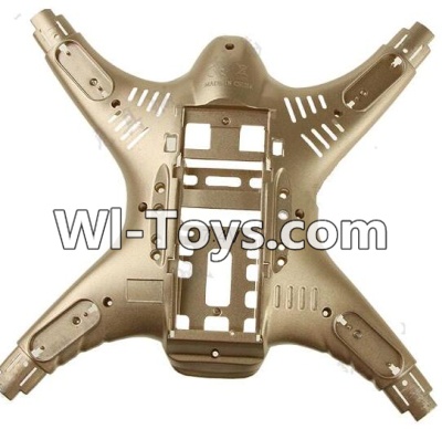 MJX X402 X402H Spare Parts-07 Bottom shell cover-Golden,MJX X402H X402 RC Quadcopter Drone Spare Parts Replacement Accessories