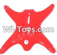 MJX X402 X402H Spare Parts-08 Bottom shell cover-Red,MJX X402H X402 RC Quadcopter Drone Spare Parts Replacement Accessories