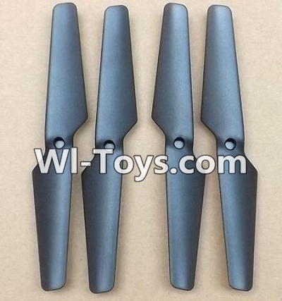 MJX X402 X402H Spare Parts-11 Propellers,Main rotor blades(4pcs)-Black,MJX X402H X402 RC Quadcopter Drone Spare Parts Replacement Accessories