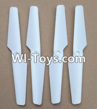 MJX X402 X402H Spare Parts-12 Propellers,Main rotor blades(4pcs)-White,MJX X402H X402 RC Quadcopter Drone Spare Parts Replacement Accessories