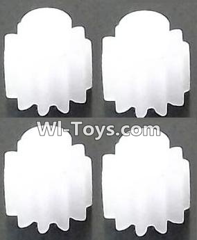 MJX X402 X402H Spare Parts-32 Small gear(4pcs)-13 Teeth,MJX X402H X402 RC Quadcopter Drone Spare Parts Replacement Accessories