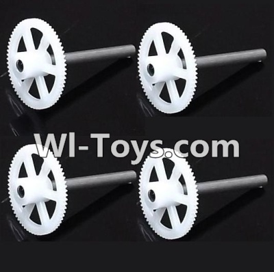 MJX X402 X402H Spare Parts-36 Main gear with holow pipe(4pcs),MJX X402H X402 RC Quadcopter Drone Spare Parts Replacement Accessories