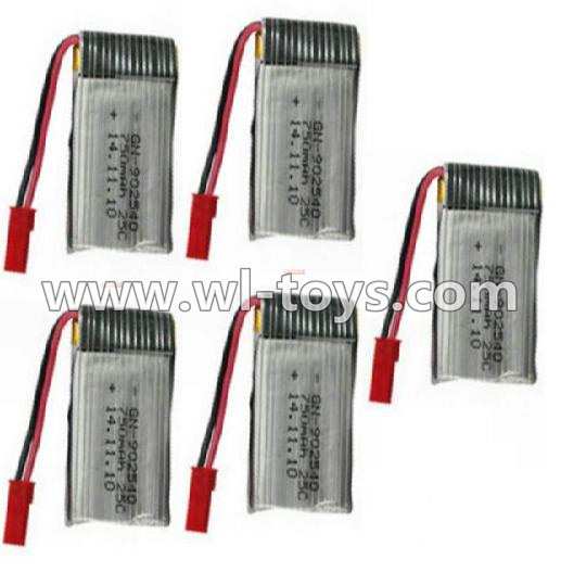 MJX X500 RC Quadcopter parts-15 Official 3.7V 750mah battery(5pcs)