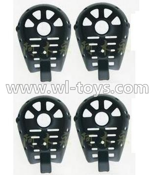 MJX X500 RC Quadcopter parts-39 Cover for the Motor seat(4pcs)-Black