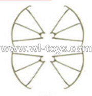 MJX X500 RC Quadcopter parts-41 Outer protect frame-Gray