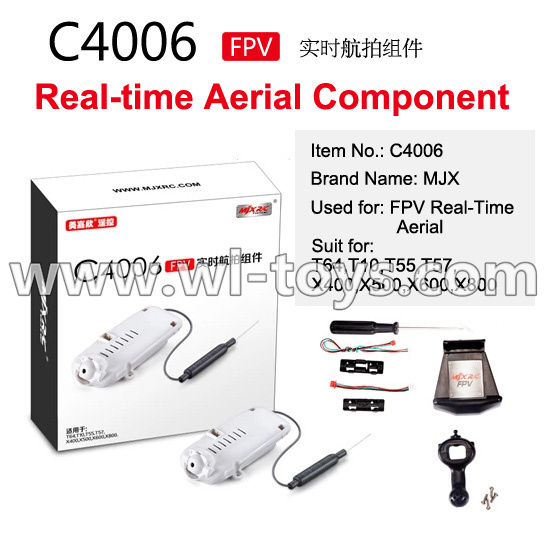 MJX X500 RC Quadcopter parts-60 MJX C4006 FPV Real-time Aerial Camera Componets (Suit for MJX T64,T10,T55,T57,X400,X500,X600,X800)