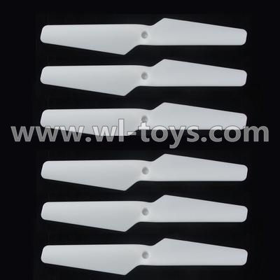 MJX X600 RC Quadcopter parts-09 Main rotor blades,Propellers(6pcs)-White