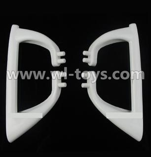 MJX X600 RC Quadcopter parts-30 Tripod(2pcs)-White