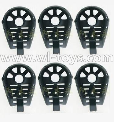 MJX X600 RC Quadcopter parts-39 Cover for the Motor seat(6pcs)-Black