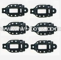 MJX X600 RC Quadcopter parts-40 Motor cover (6pcs)-Black