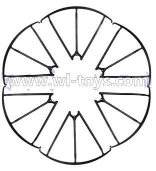 MJX X600 RC Quadcopter parts-42 Outer protect frame(6pcs)-Black
