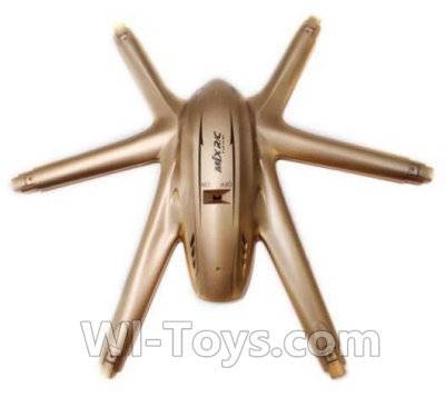 MJX X601H X601 Spare Parts-01-02 Upper shell cover-Golden,MJX X601H X601 RC Quadcopter Drone Spare Parts Replacement Accessories
