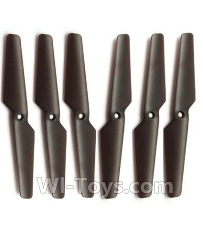 MJX X601H X601 Spare Parts-03-01 Propellers,Main rotor blades(6pcs),MJX X601H X601 RC Quadcopter Drone Spare Parts Replacement Accessories