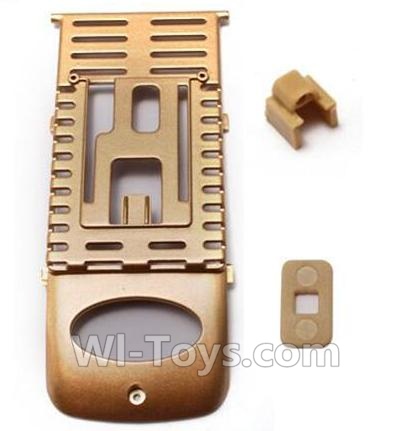MJX X601H X601 Spare Parts-07 Battery cover & Battery cover slip And seat-Golden,MJX X601H X601 RC Quadcopter Drone Spare Parts Replacement Accessories