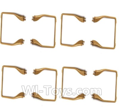 MJX X601H X601 Spare Parts-08-03 Landing skid,Landing gear(8pcs)-Golden,MJX X601H X601 RC Quadcopter Drone Spare Parts Replacement Accessories