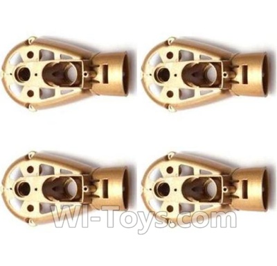 MJX X601H X601 Spare Parts-09-03 Motor seat(4pcs)-Golden,MJX X601H X601 RC Quadcopter Drone Spare Parts Replacement Accessories