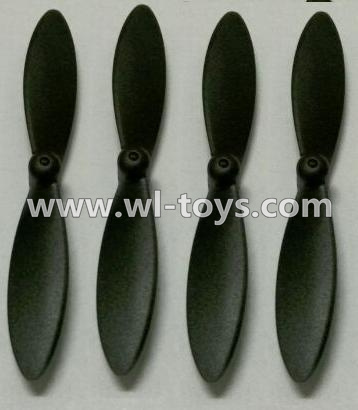 MJX X701 RC Quadcopter parts-04 Main rotor blades,Propellers(4pcs)-Black
