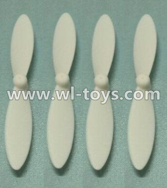 MJX X701 RC Quadcopter parts-05 Main rotor blades,Propellers(4pcs)-White