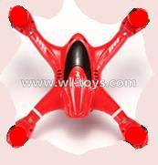 MJX X701 RC Quadcopter parts-12 Upper shell cover,Upper canopy-Red