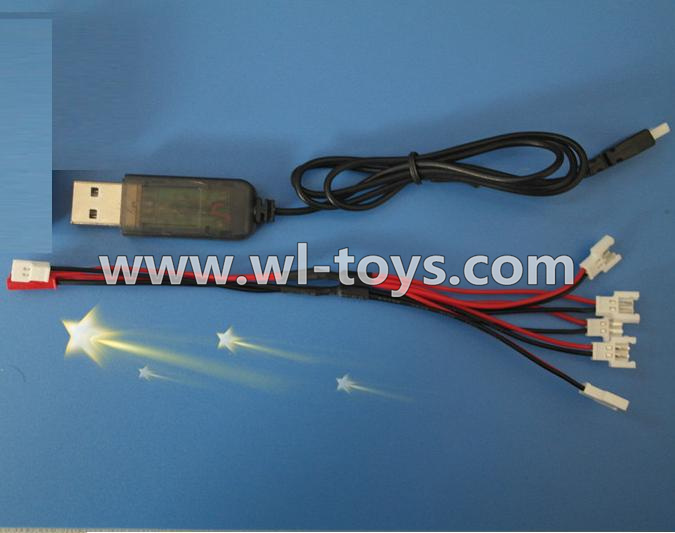 MJX X701 RC Quadcopter parts-26 USB & 1-to-5 Cable ((Not include the 5 battery)