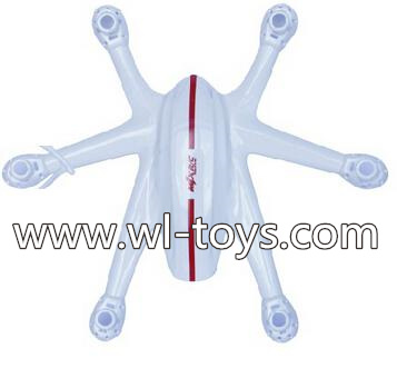 MJX X800 RC Quadcopter Parts-07 Upper shell cover,Upper Canopy-White