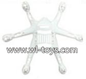 MJX X800 RC Quadcopter Parts-08 Bottom shell cover,Bottom Canopy-White