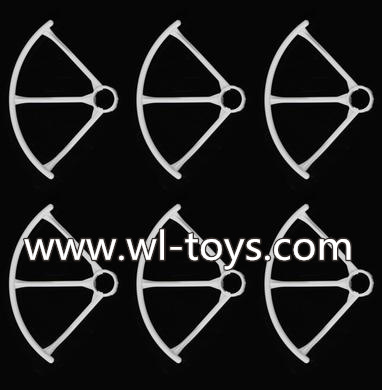 MJX X800 RC Quadcopter Parts-10 Outer protect frame(6pcs)-White