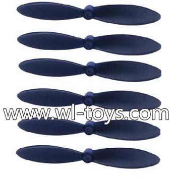 MJX X800 RC Quadcopter Parts-12 Main rotor blades,Propellers(6pcs)-Black
