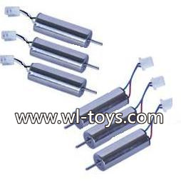 MJX X800 RC Quadcopter Parts-16 Reversing-rotating Motor with Black and white wire(3pcs) & Rotating Motor with red and Blue wire(3pcs)