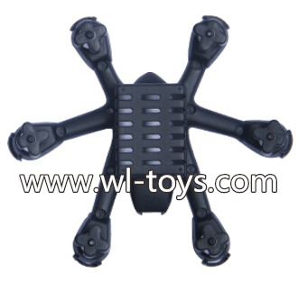 MJX X900 X901 RC Quadcopter Parts-05 Bottom shell cover,Bottom canopy-Black