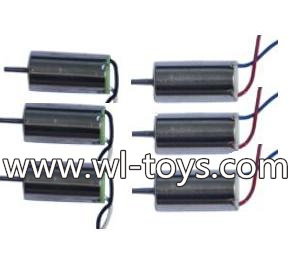 MJX X900 X901 RC Quadcopter Parts-16 rotating Motor with red and blue wire(3pcs) & Reversing-rotating Motor with White and black wire(3pcs)