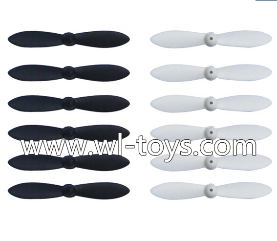 MJX X900 X901 RC Quadcopter Parts-21 Main rotor blades,Propellers(6pcs white and 6 pcs Black)