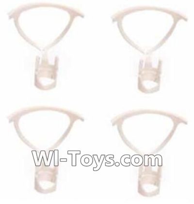 MJX X909T X909 Spare Parts-05-01 Outer protect frame(4pcs)-White,MJX X909T X909-T RC Quadcopter Drone Spare Parts Replacement Accessories