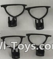 MJX X909T X909 Spare Parts-06-01 Outer protect frame(4pcs)-Black,MJX X909T X909-T RC Quadcopter Drone Spare Parts Replacement Accessories