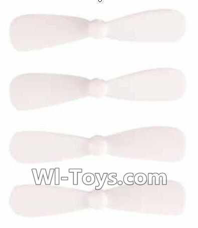 MJX X909T X909 Spare Parts-07-01 Propellers,Main rotor blades(4pcs)-White,MJX X909T X909-T RC Quadcopter Drone Spare Parts Replacement Accessories