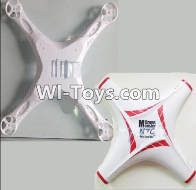 MJ109 Spare parts-01 Upper and buttom shell body cover,MingJi 109 109A 109B RC Quadcopter Drone Spare Parts MJ109 Replacement Accessories