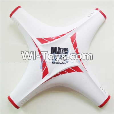 MJ109 Spare parts-02 Upper body shell cover,MingJi 109 109A 109B RC Quadcopter Drone Spare Parts MJ109 Replacement Accessories