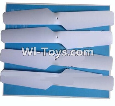 MJ109 Spare parts-04 Propellers,Main rotor blades(4pcs),MingJi 109 109A 109B RC Quadcopter Drone Spare Parts MJ109 Replacement Accessories