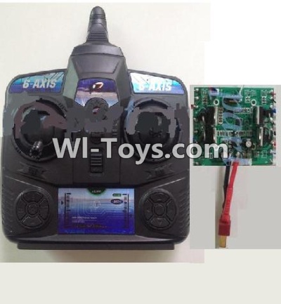 MJ109 Spare parts-31 Transmitter,Remote Controller & Circuit board,MingJi 109 109A 109B RC Quadcopter Drone Spare Parts MJ109 Replacement Accessories