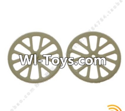 MingJi 812 Spare Parts-19 Upper and bottom main gear,MingJi 812 RC Helicopter Spare Parts MJ812 Parts Replacement Accessories