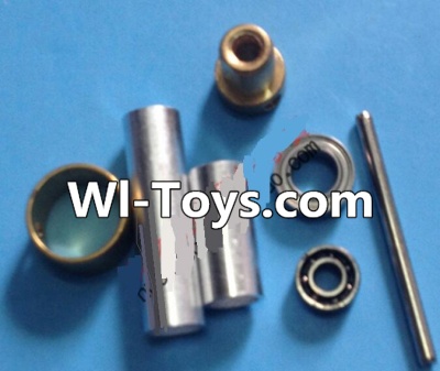 MingJi 812 Spare Parts-24 Limit shaft sleev(2pcs) & Copper sleeve(2pcs) & Bearings(2pcs) & Iron Shaft,MingJi 812 RC Helicopter Spare Parts MJ812 Parts Replacement Accessories