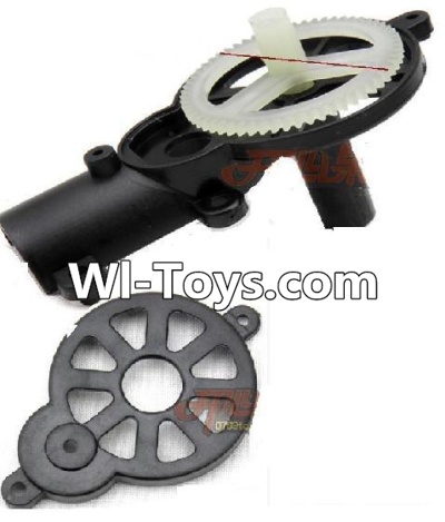 MingJi 812 Spare Parts-26 Tail cover with Tail gear and shaft,MingJi 812 RC Helicopter Spare Parts MJ812 Parts Replacement Accessories
