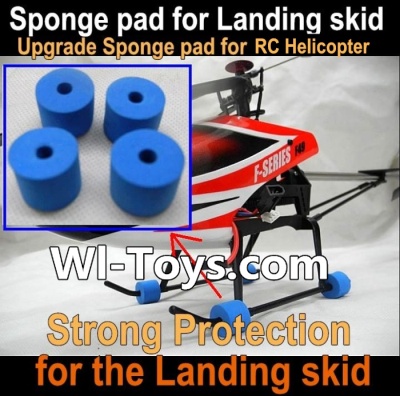 MingJi 812 Spare Parts-35 Spone pad for the Landing skid(4pcs),MingJi 812 RC Helicopter Spare Parts MJ812 Parts Replacement Accessories