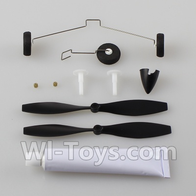 Wltoys F949 Landing gear set & Propellers(2pcs) & Copper gear(2pcs) & Foam Glue & Fairing For WLtoys F949 Cessna 182 RC Plane